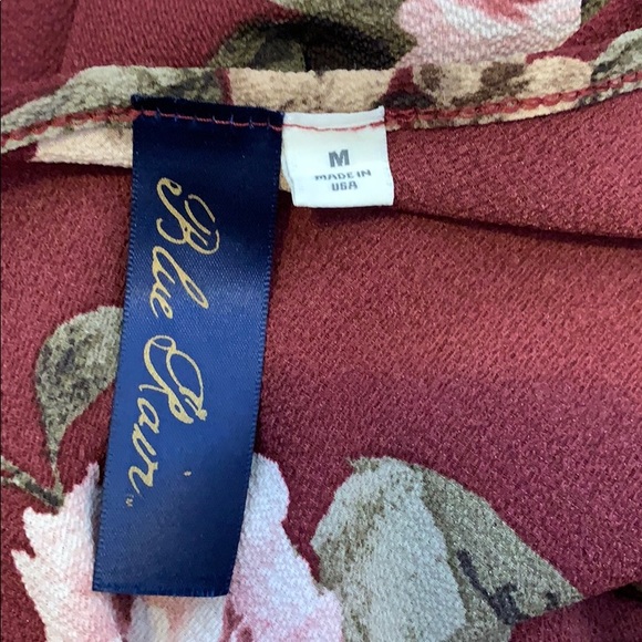 🤪 3 for $25 Francesca’s Floral Dress Maroon - Picture 3 of 6